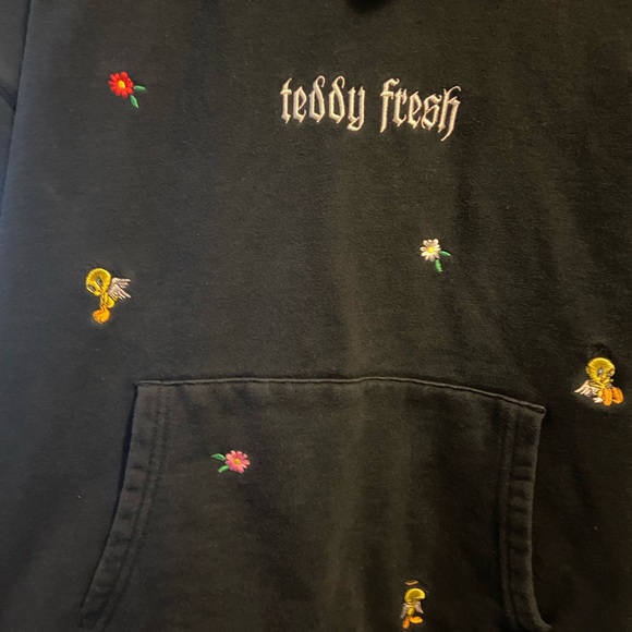 Teddy Fresh Black Hoodie with Looney Tunes Embroidery - Picture 4 of 4